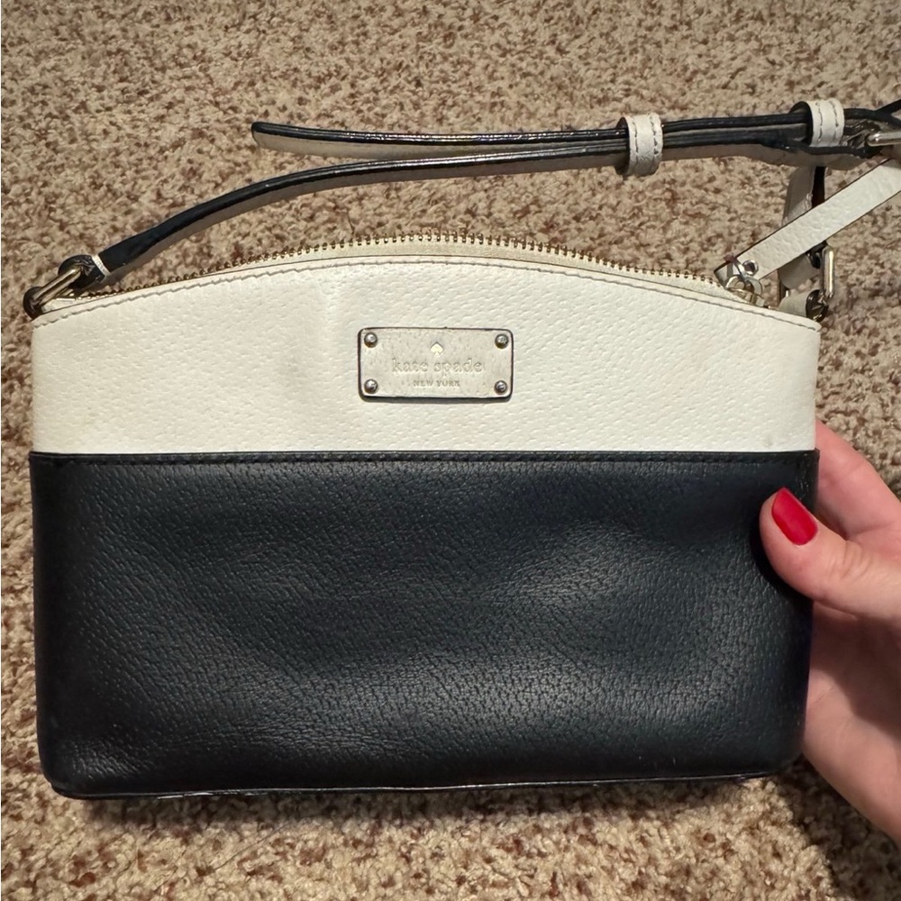 Kate Spade Black and Cream Women's Bag